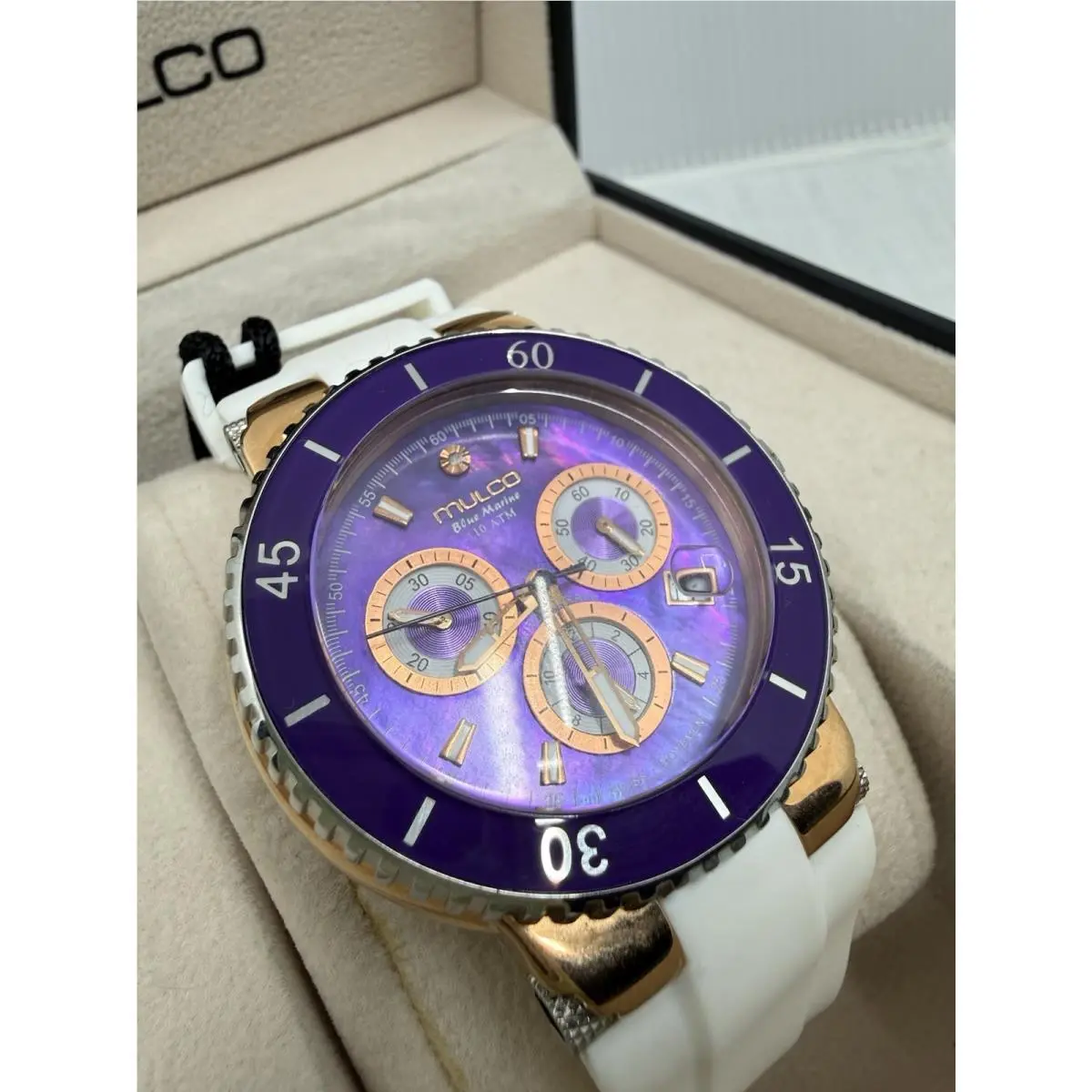Mulco Blue Marine Chronograph 40mm Swiss Quartz Watch