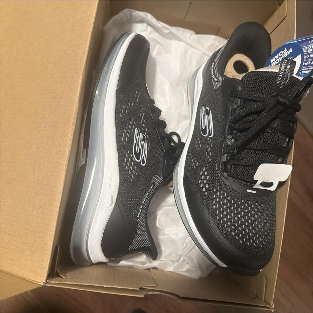 Skechers shoes - Skechers Skech-Air - 150148/BKW - Black 1