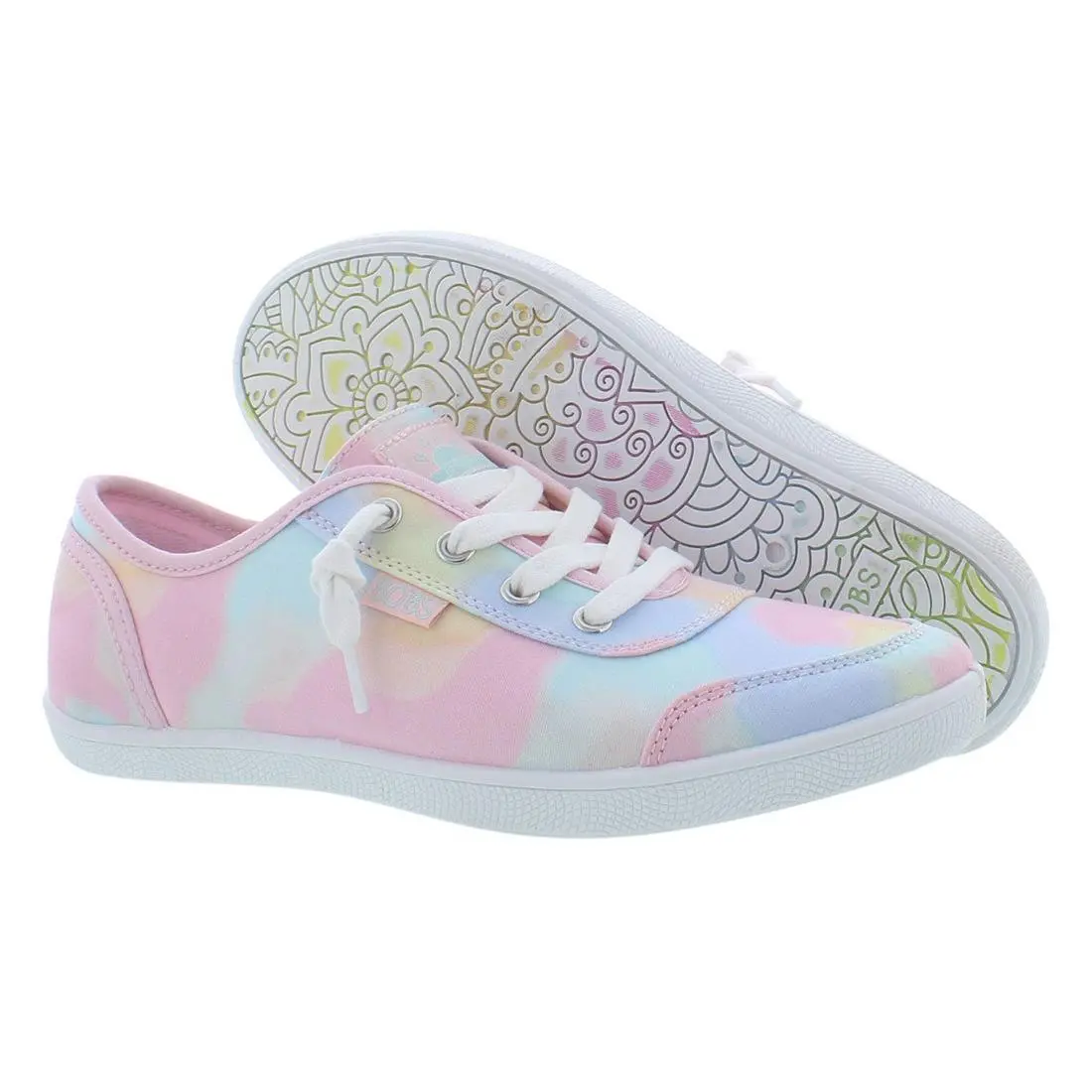 Skechers Bob s Plush Ocean Song Womens Shoes Size 6 Color: Pink/multi-colored