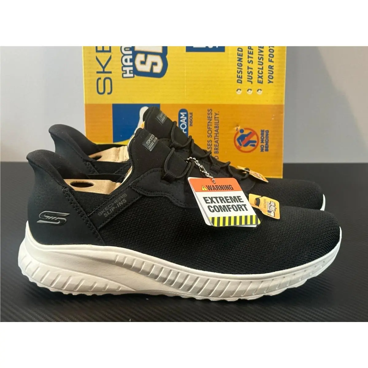 Skechers shoes - Bobs Squad Chaos Daily Inspiration - 117500/BLK - Black (UPC: 196989494463) 9