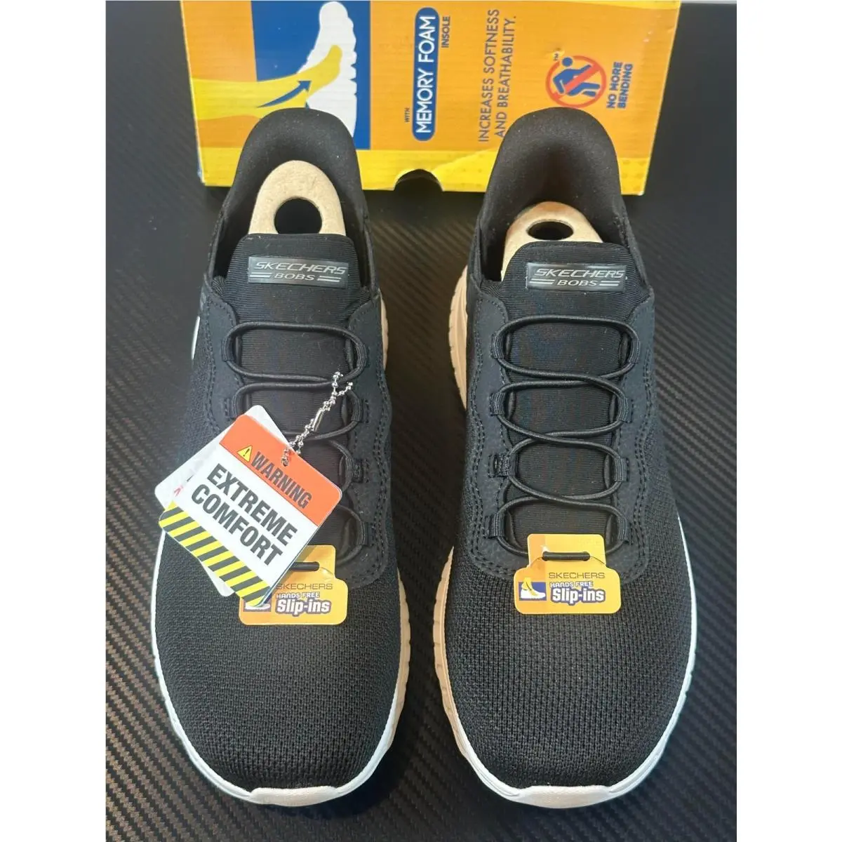 Skechers shoes - Bobs Squad Chaos Daily Inspiration - 117500/BLK - Black (UPC: 196989494463) 2
