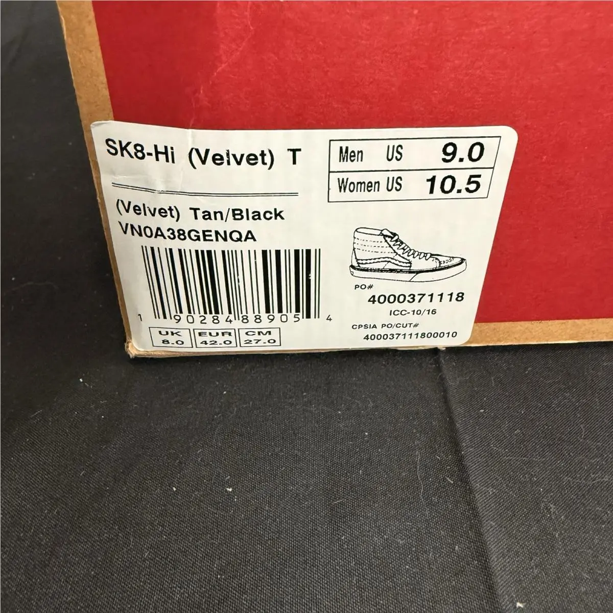 Vans shoes - VANS Sk8-Hi - VNOA38GENQA - Gold 8