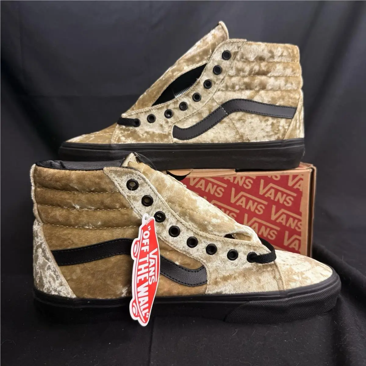 Vans shoes - VANS Sk8-Hi - VNOA38GENQA - Gold 1