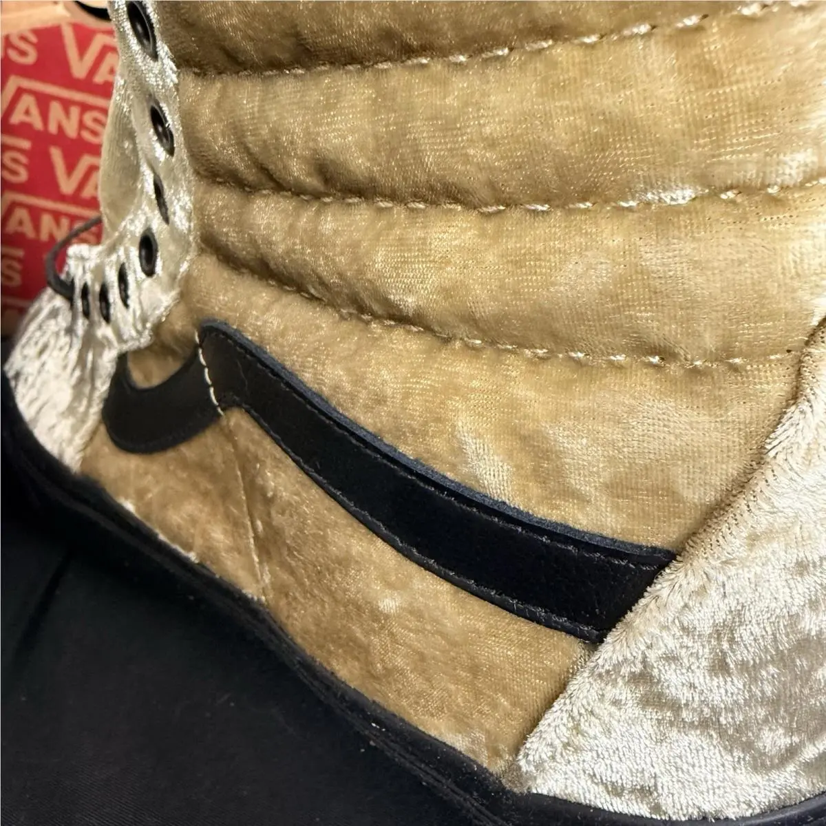 Vans shoes - VANS Sk8-Hi - VNOA38GENQA - Gold 6