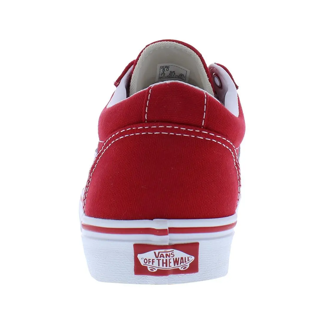 Vans shoes - Racing Red/White, Main: Red (UPC: 192825105937) 2
