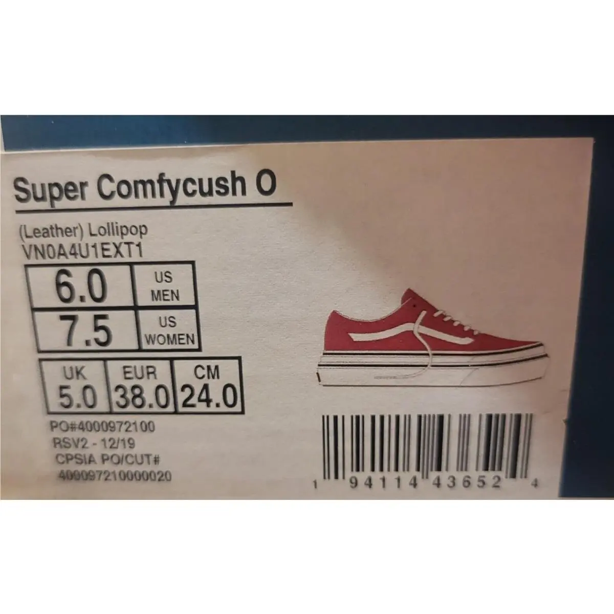 Vans shoes - Lollipop (UPC: 194114436524) 7