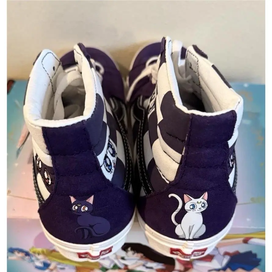 Vans shoes - VANS Sk8-Hi - Purple, White 6