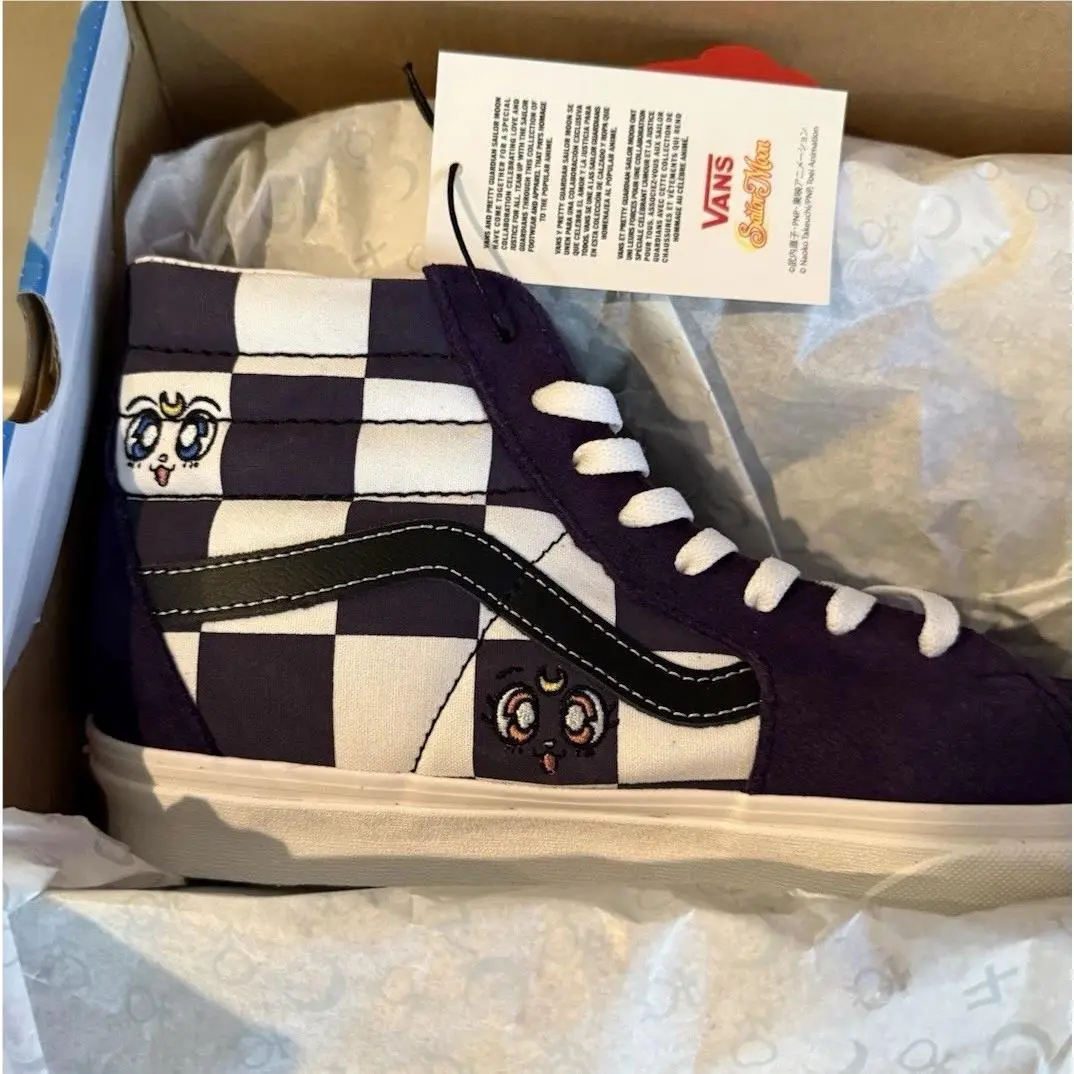Vans shoes - VANS Sk8-Hi - Purple, White 0