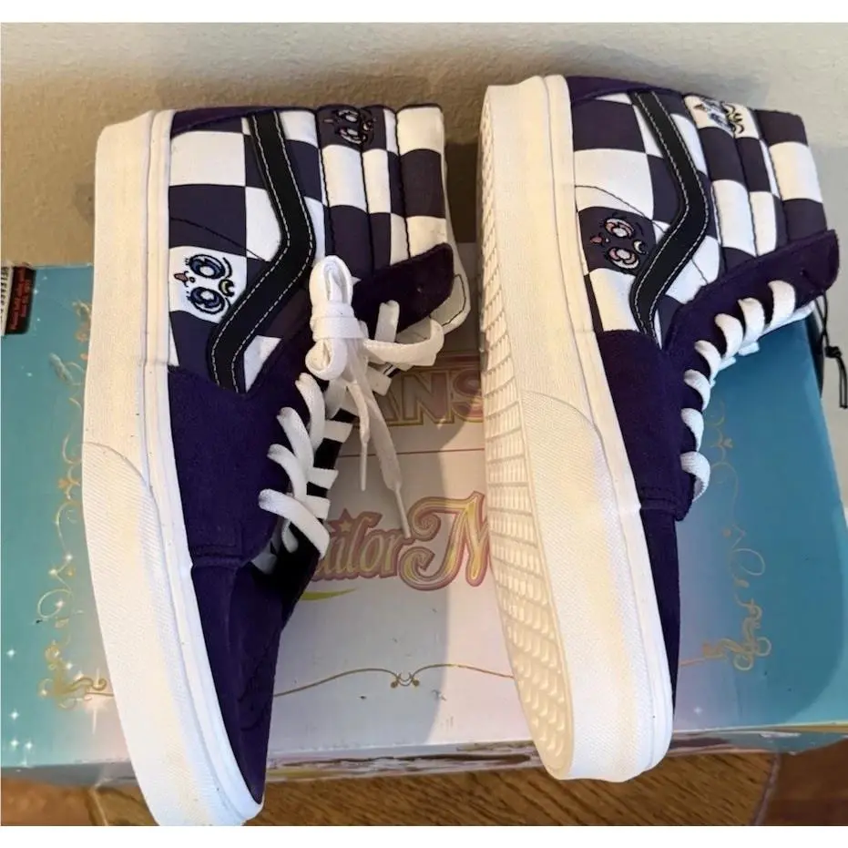 Vans shoes - VANS Sk8-Hi - Purple, White 5