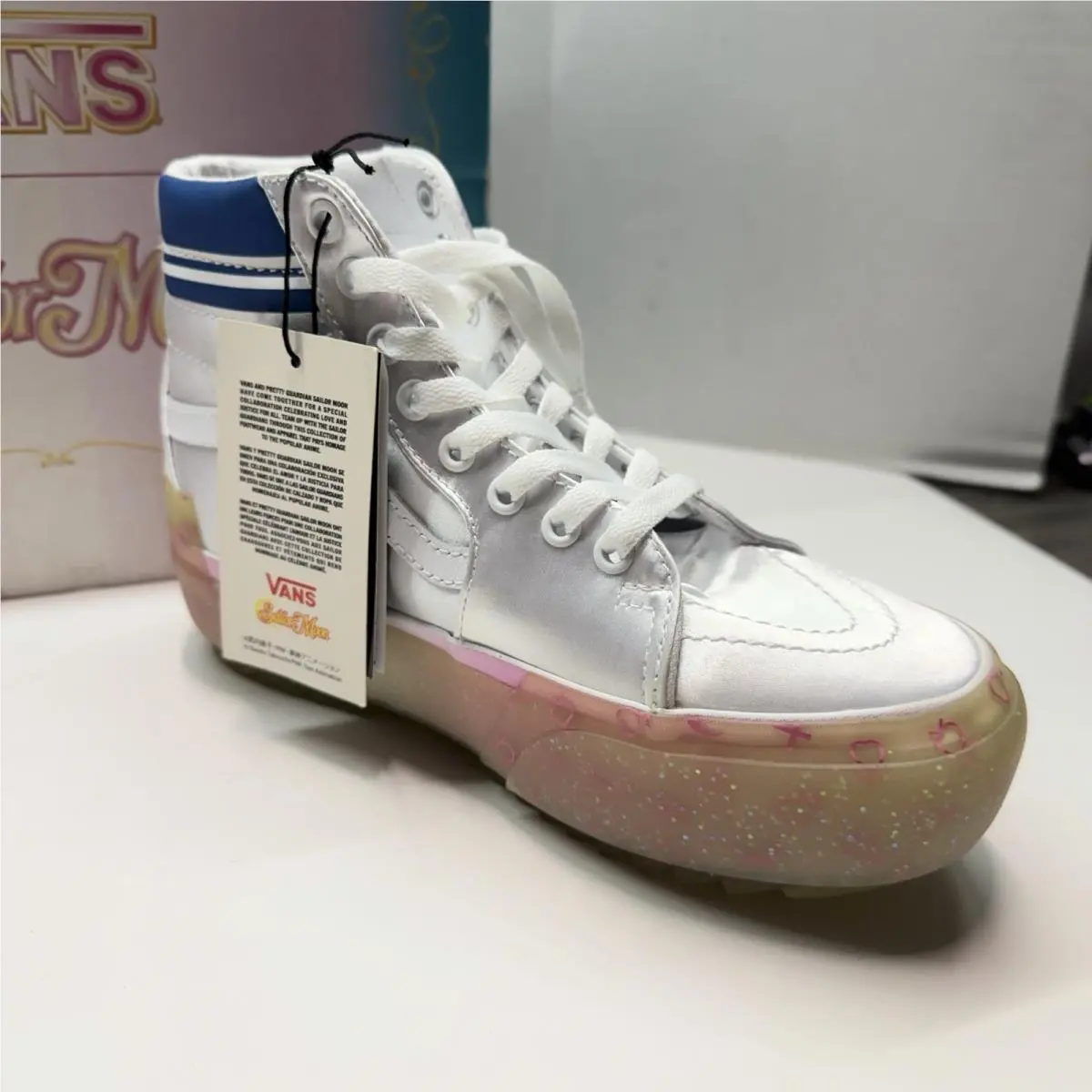 Vans shoes - VANS Sk8-Hi - VN0A4BTWSLV - White 2