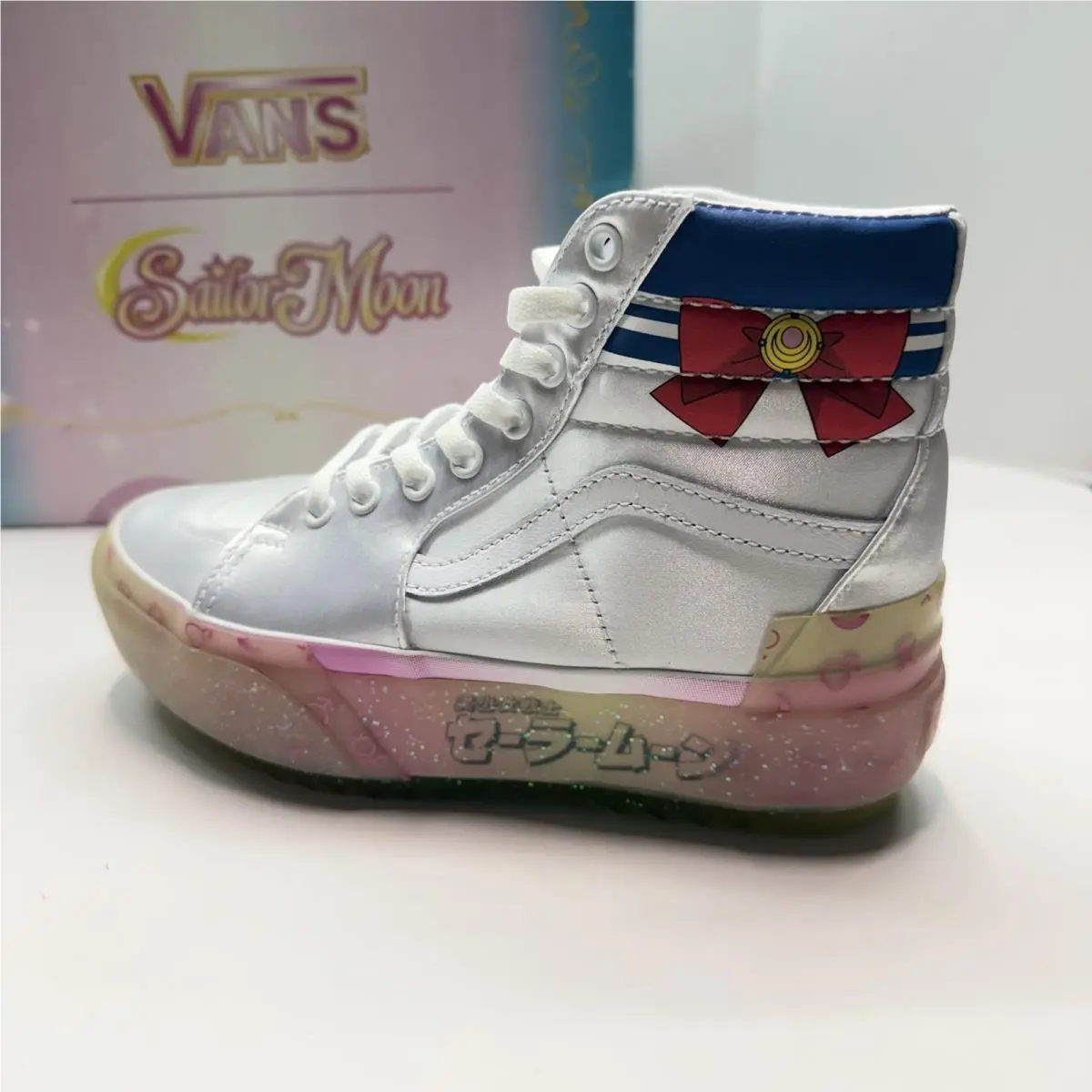 Vans shoes - VANS Sk8-Hi - VN0A4BTWSLV - White 3