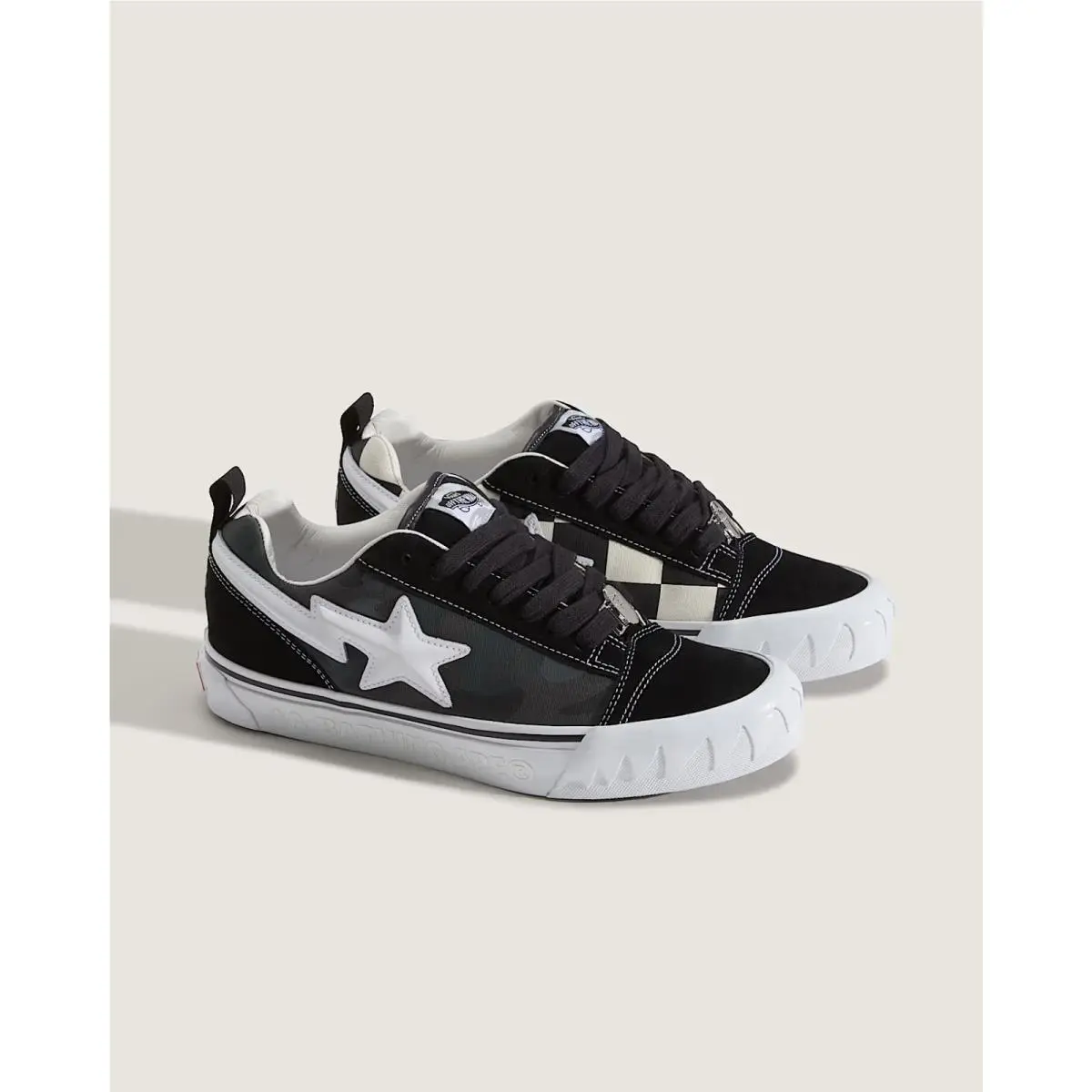 Vans Knu Skool Bape Camo Black Size 8.5 + Discount