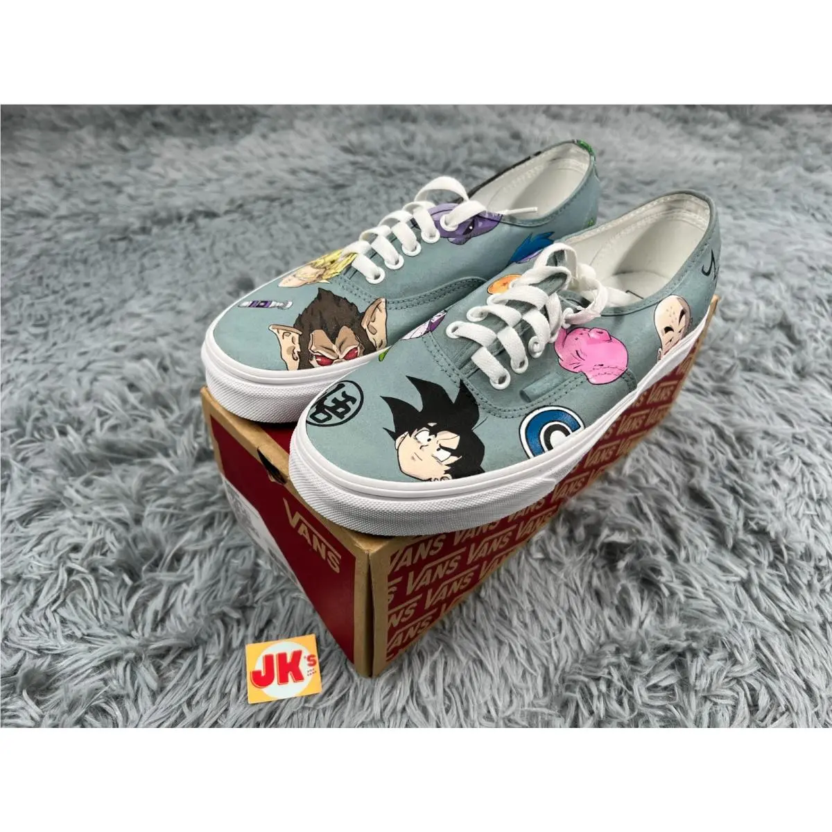 Vans Shoes Adult Mens 7.5 Dragon Ball Z Goku Gohan Dbz Hand Painted Custom