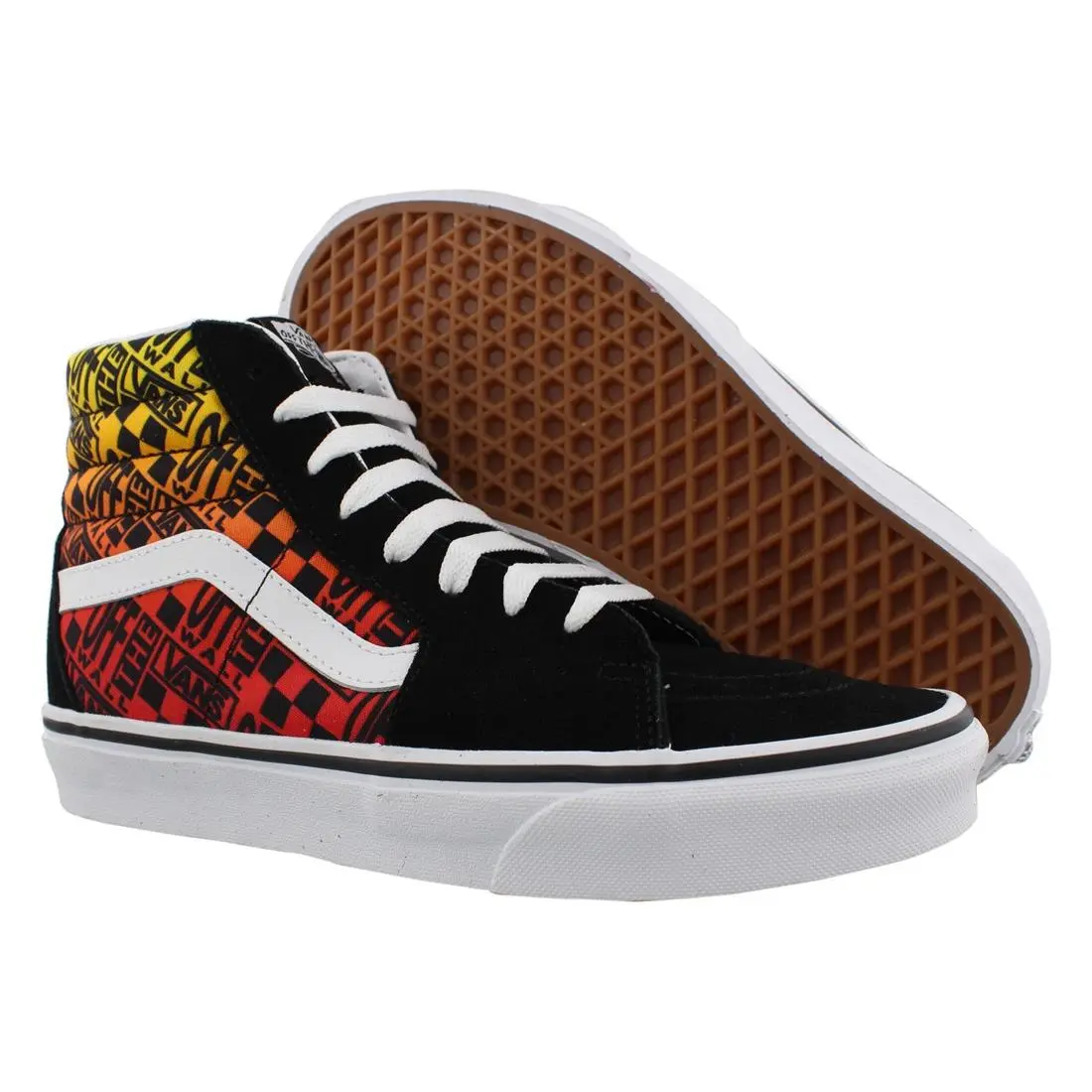 Vans Sk8-Hi Unisex Shoes Size 5 Color: Logo Flame