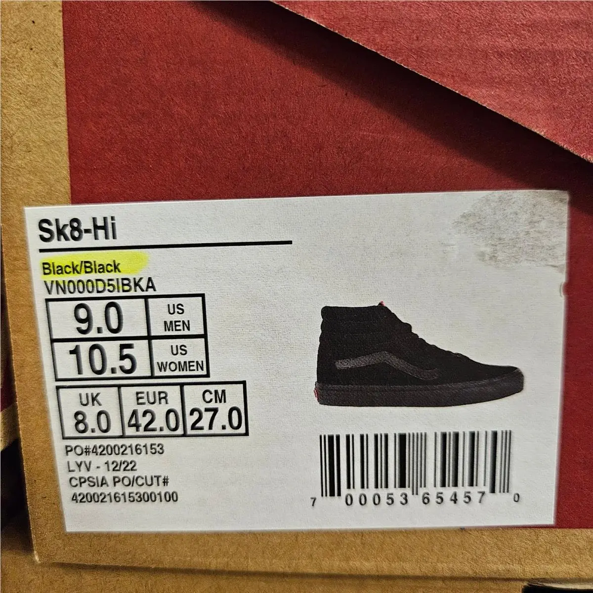 Vans shoes - Black 5
