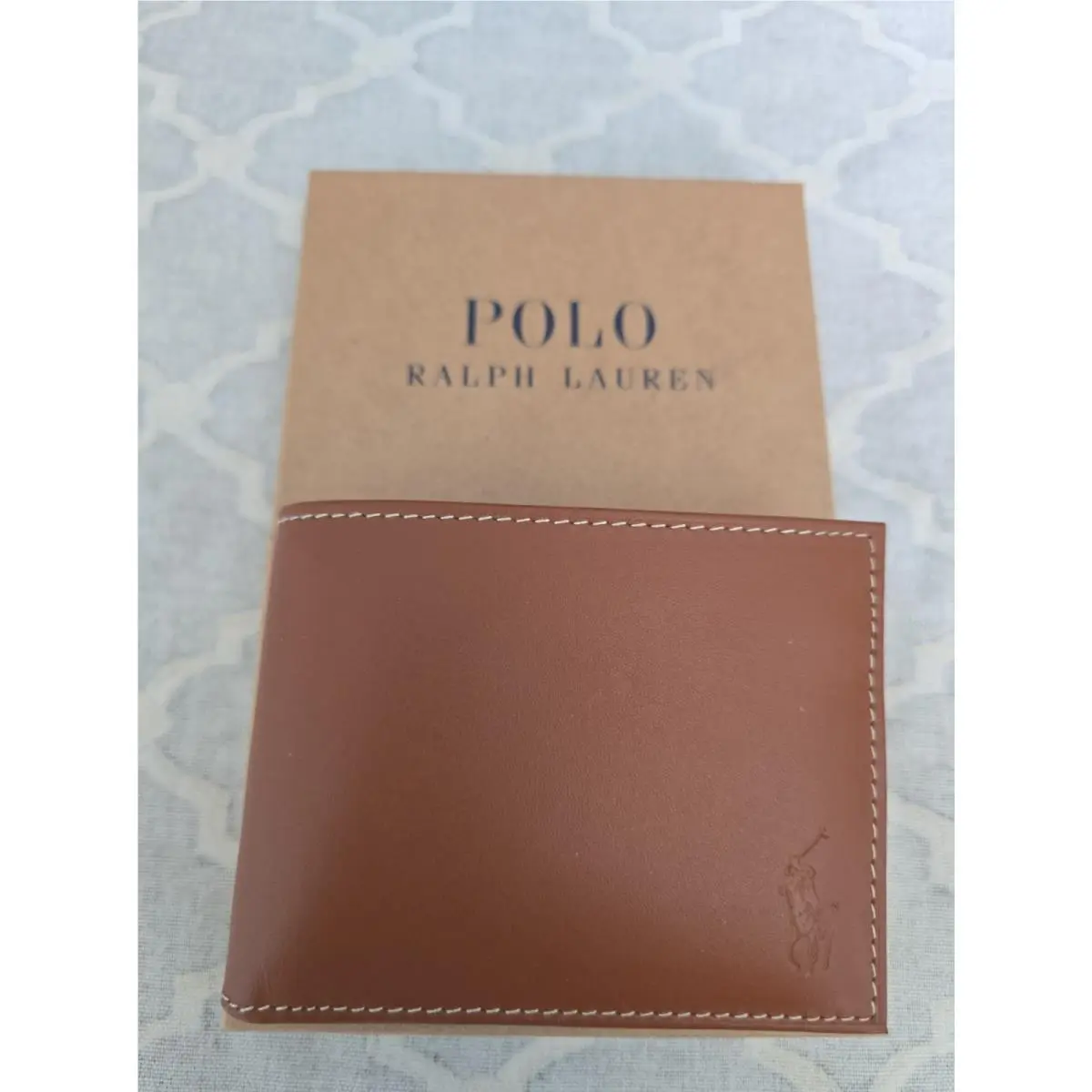 Polo Ralph Lauren Men`s Brown Leather Wallet
