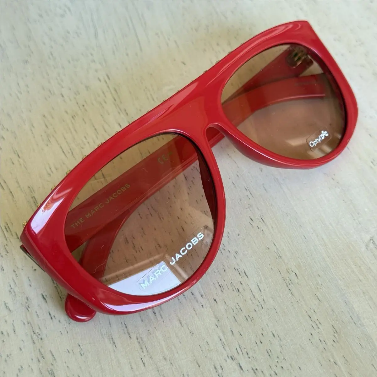 The Marc Jacobs 492/S C9AU1 Red Sunglasses Frame W/case 57-15