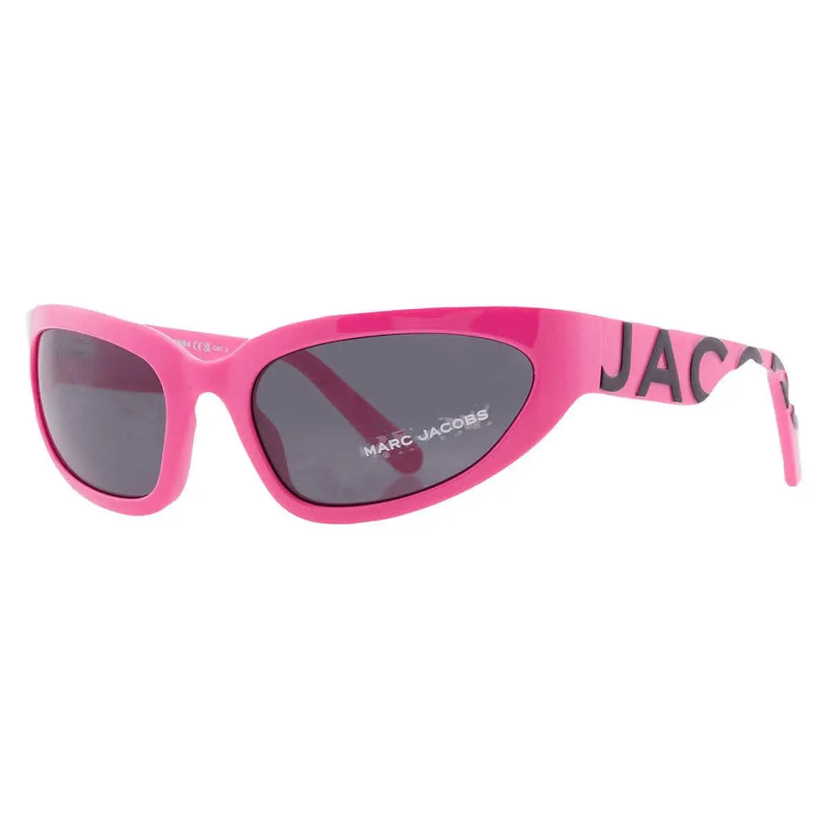 Marc Jacobs Grey Wrap Ladies Sunglasses Marc 738/S 0EWW/IR 61 Marc 738/S 0EWW/IR