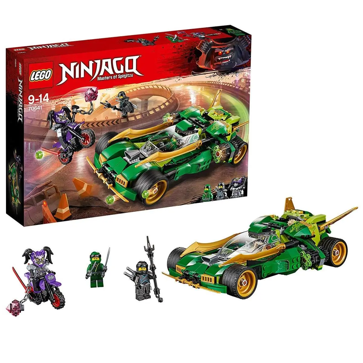 Ninjago Ninja Nightcrawler Bike Car with Shooter Function Masters of