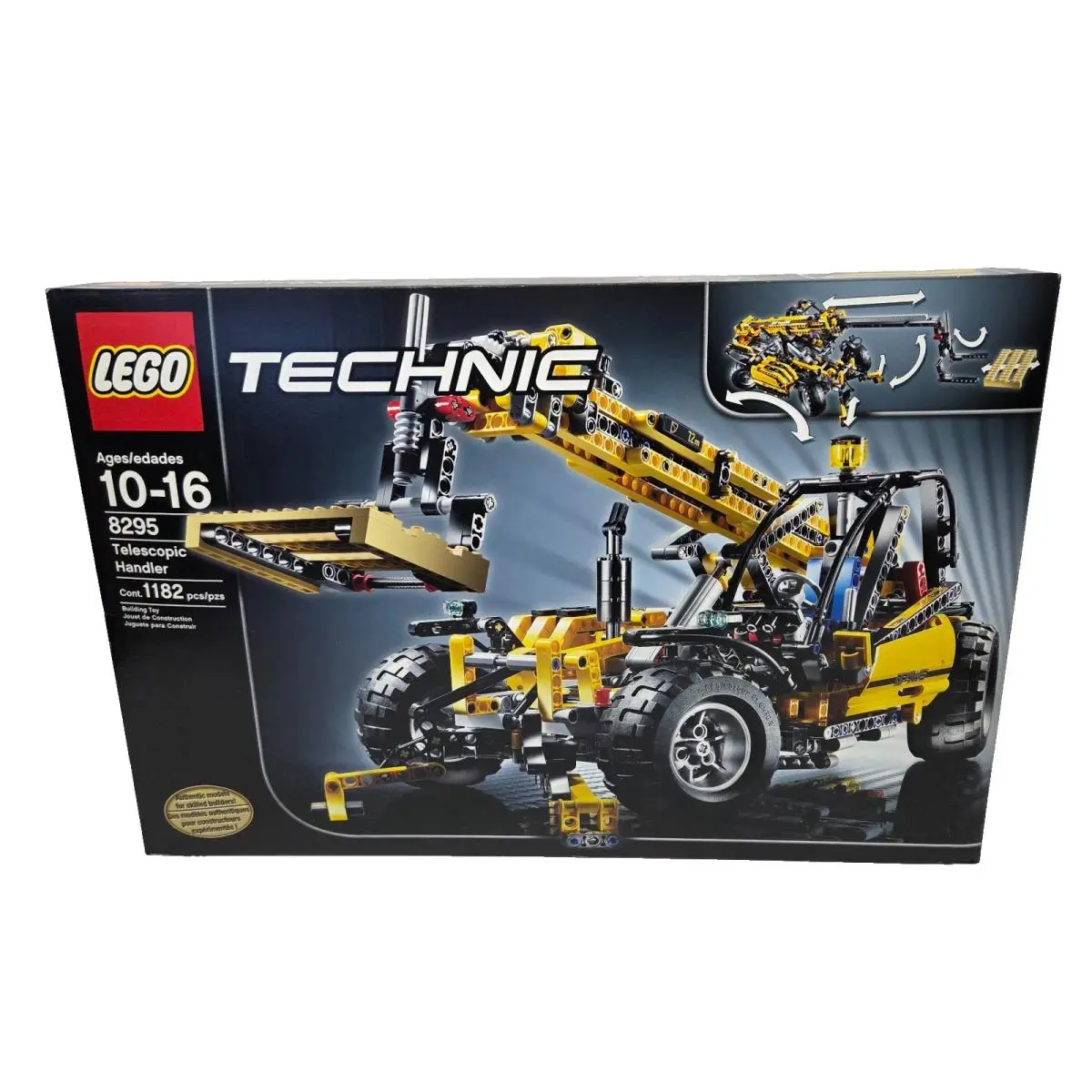 Lego Technic Telescopic Handler 8295 1182 Pieces 2008
