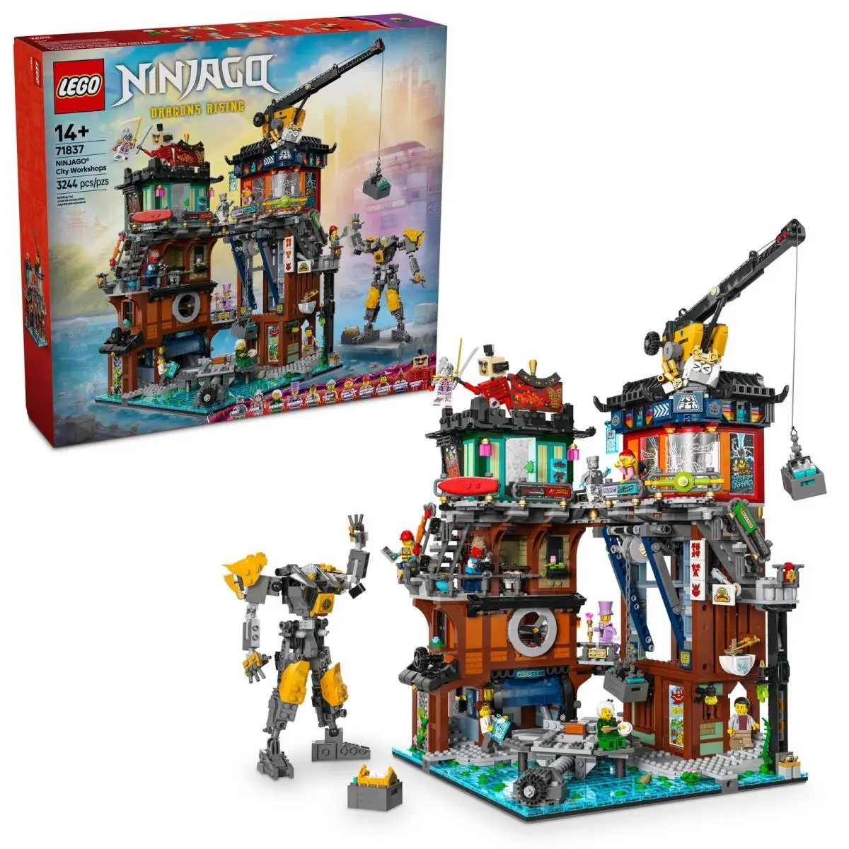 Lego Ninjago City Workshops Building Toy 3244 Pieces 10 Minifigures