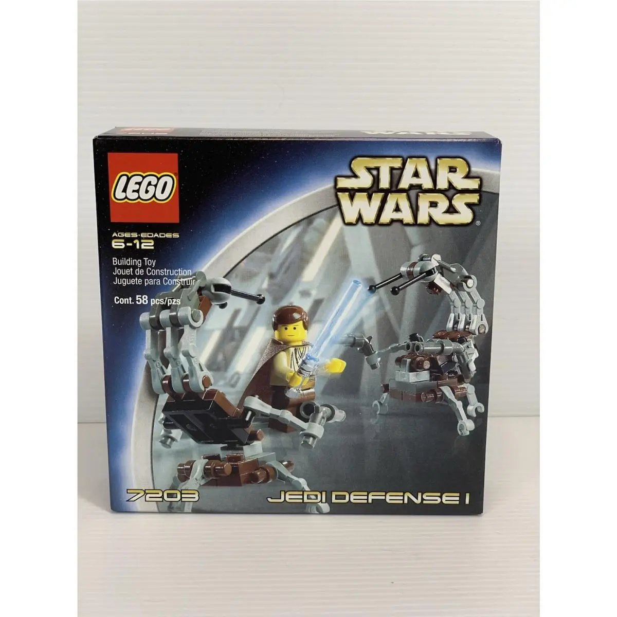 2002 Lego 7203 Star Wars Jedi Defense I - 58 Pcs - Retired