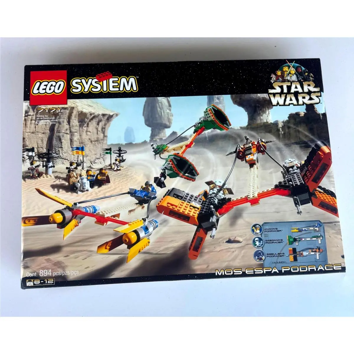 Lego Star Wars Mos Espa Podrace 7171 1999 894 Pieces Collectible Set