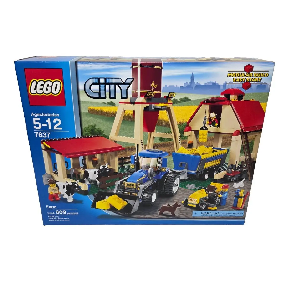 Lego City Farm 7637 609 Pieces 2009 Tractor Animals