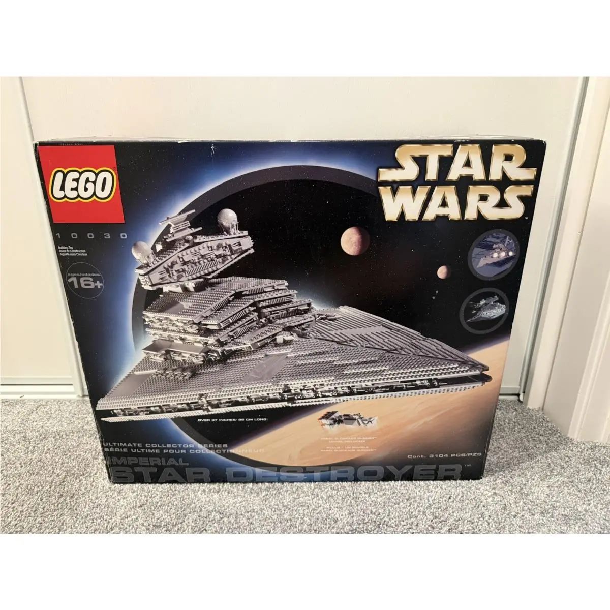 Lego 10030 Star Wars Imperial Star Destroyer 2002 3104 Pieces Loose Seals