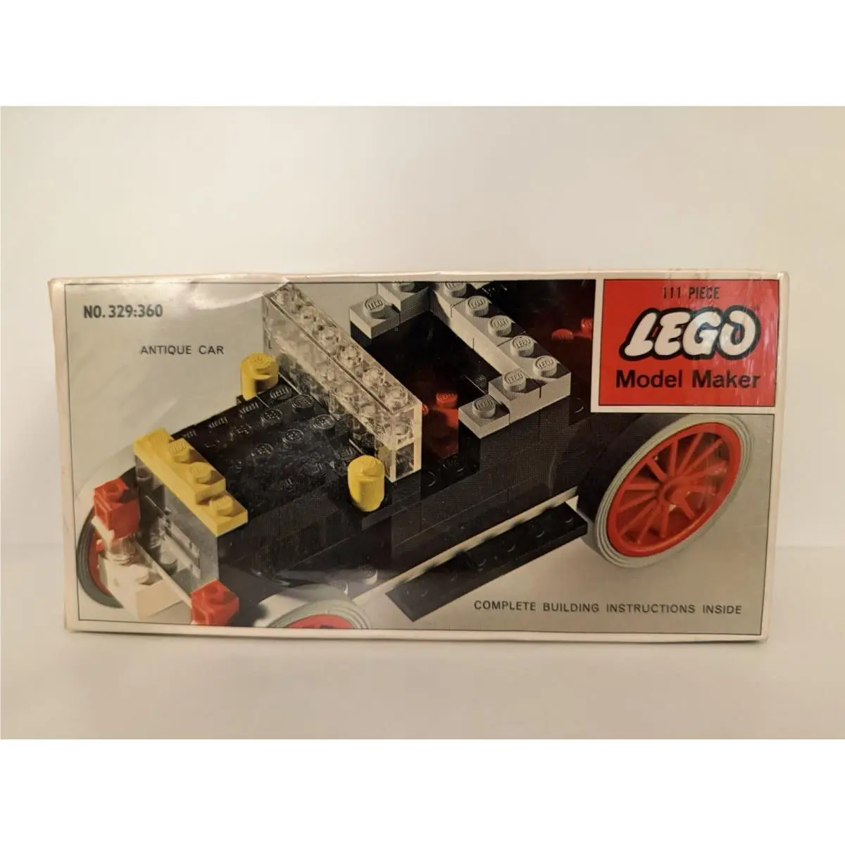 Lego 329-1 Antique Car - Retired Classic Vehicle 1967