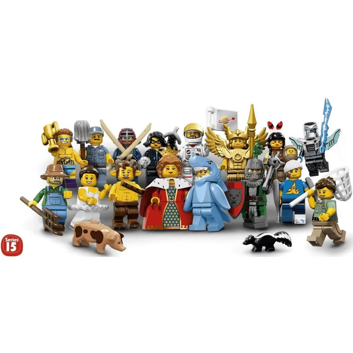 Lego 71011 - Minifigures - Series 15 - Complete Set of 16