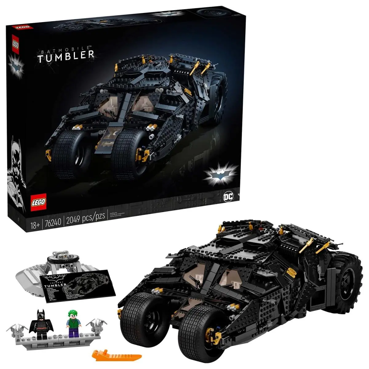 Lego DC Batman Batmobile Tumbler 76240 Building Kit Model of The Batmobile From