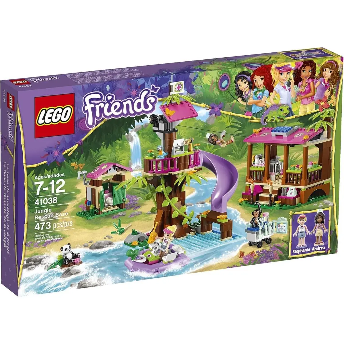Lego Friends Jungle Rescue Base 41038 Building Set