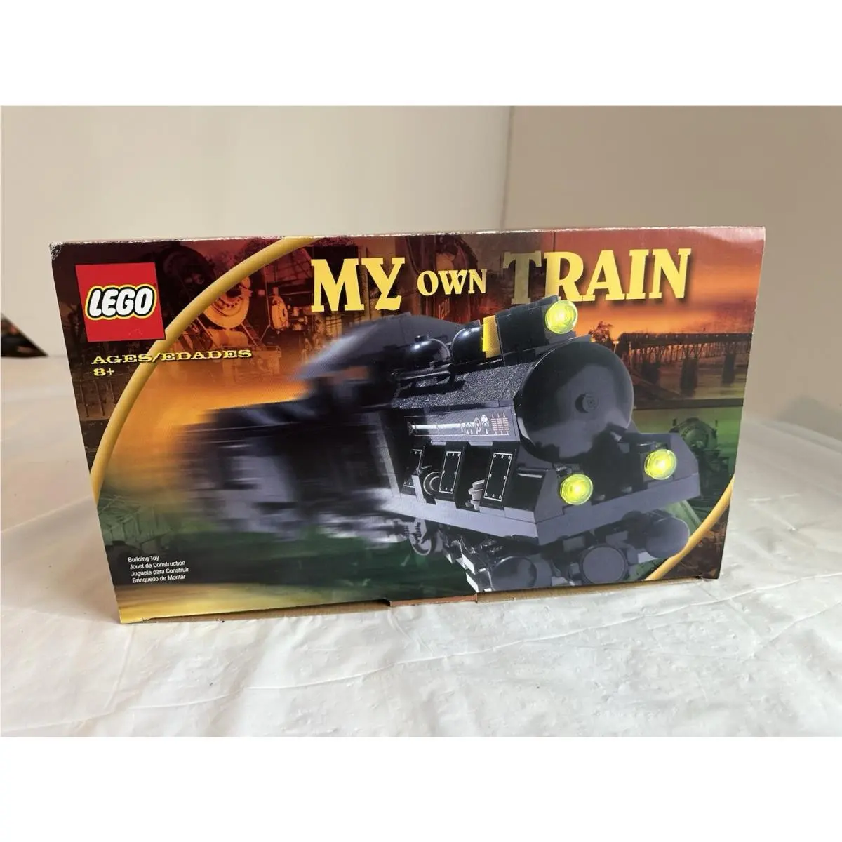 Lego My Own Train Brown Small Locomotive w/ Tender 3740 3742 3746