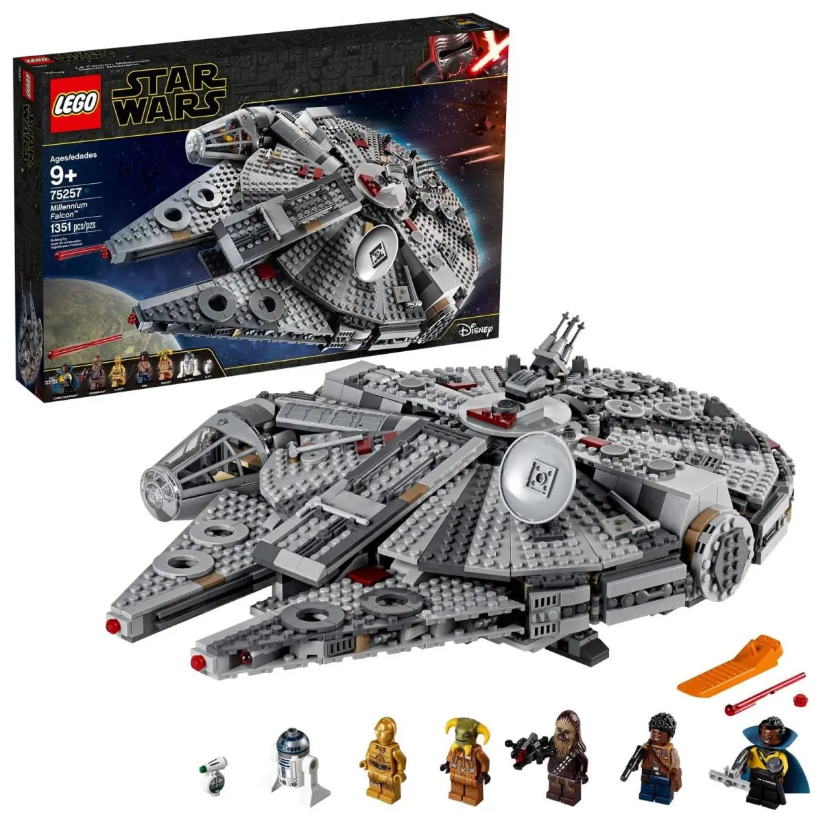 Lego Star Wars Millennium Falcon 75257 Building Set with Minifigures