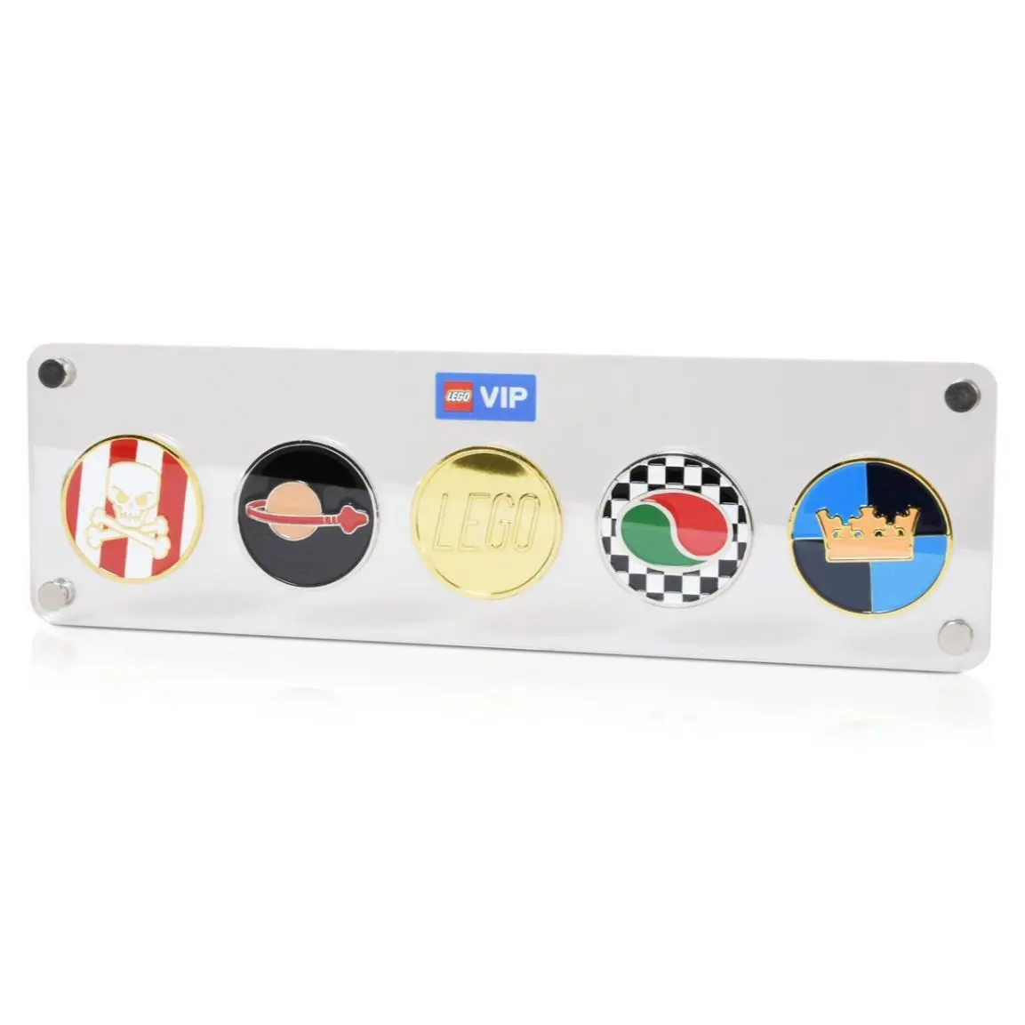 Lego Coin Set Case Vip Rewards Complete - Includes All 5 - Space Castle Pirate