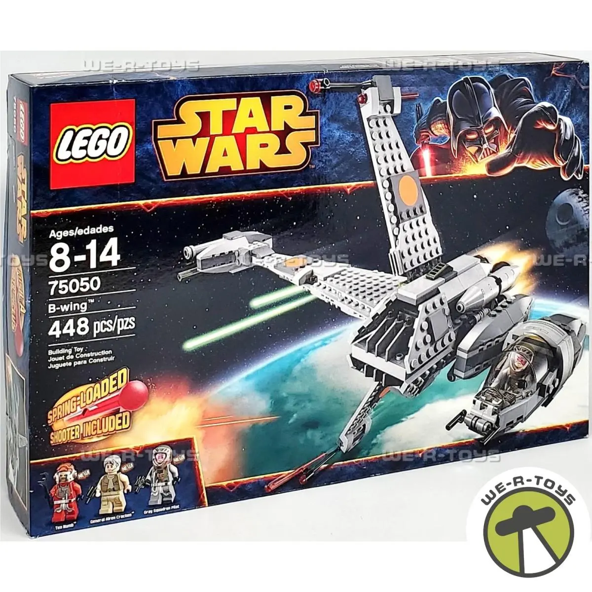 Lego Star Wars B-wing 448 Piece Building Set 75050