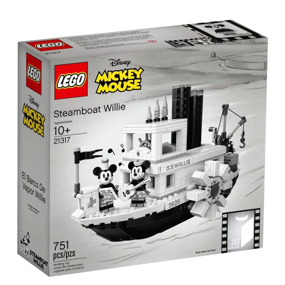Lego Disney Steamboat Willie Set 21317