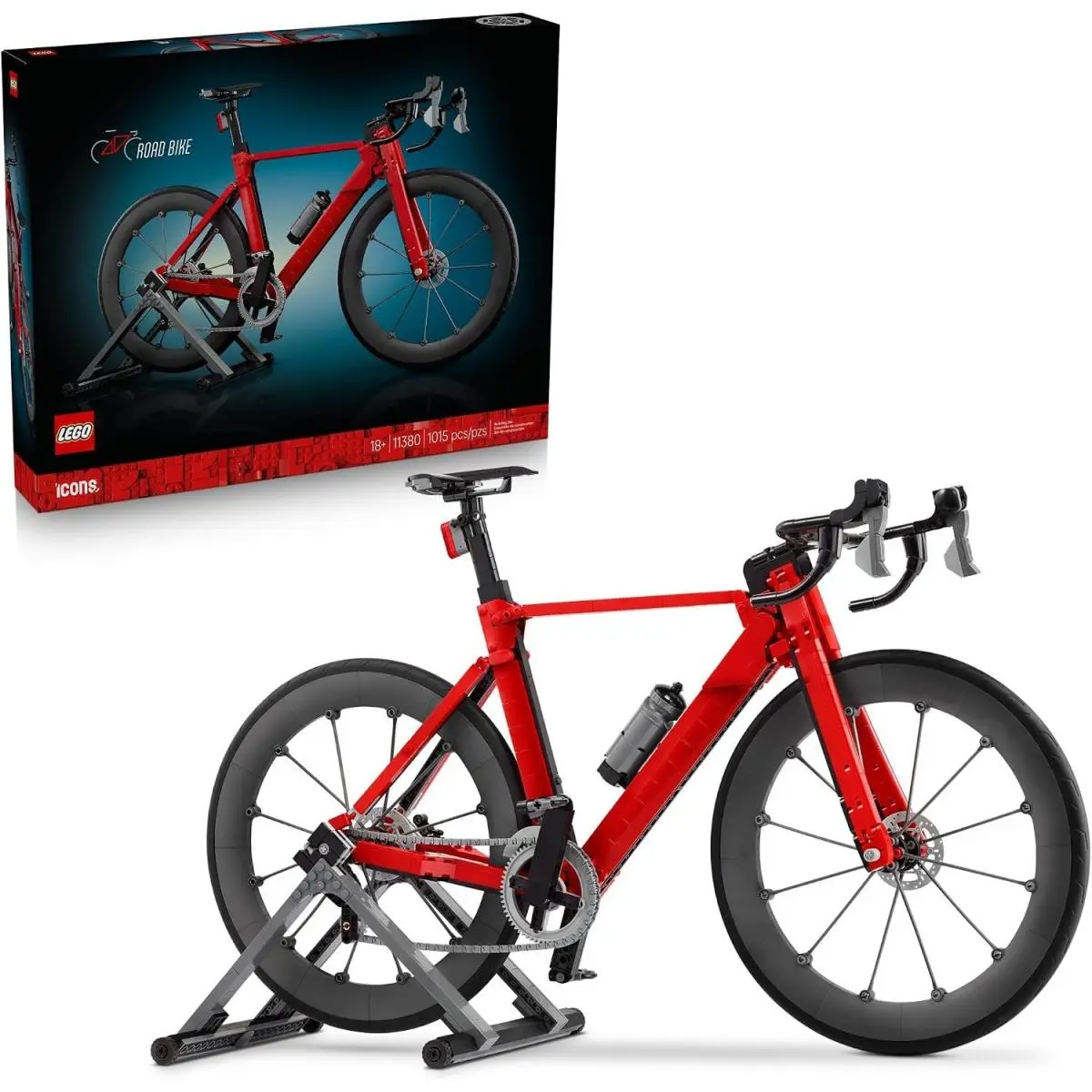 Perfect Gift: Icons Road Bike Building Set For Adults - Engaging 1 015-Piece Kit
