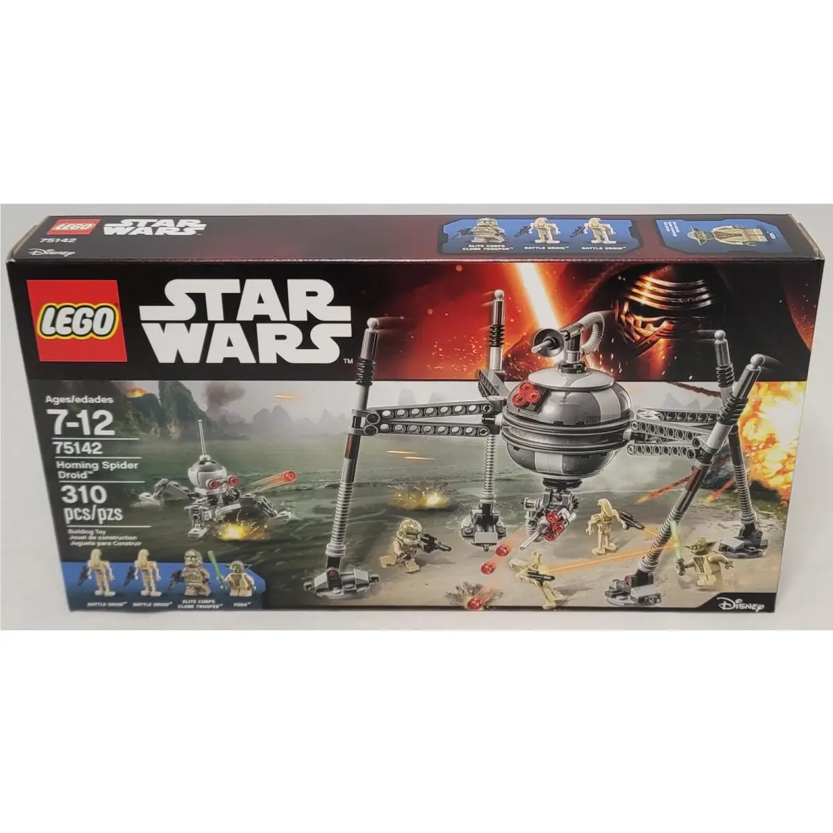 Lego 75142 Homing Spider Droid Star Wars Yoda 41st Elite Corps Trooper