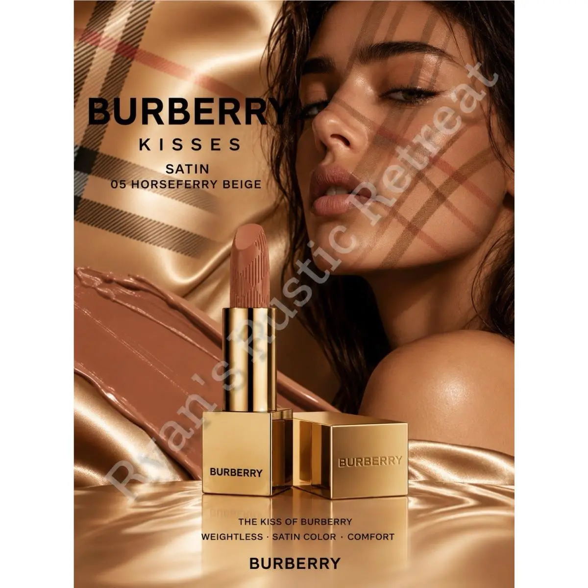 Burberry Horseferry Beige Lipstick 05 - Long Lasting Lip Color - 3.3g