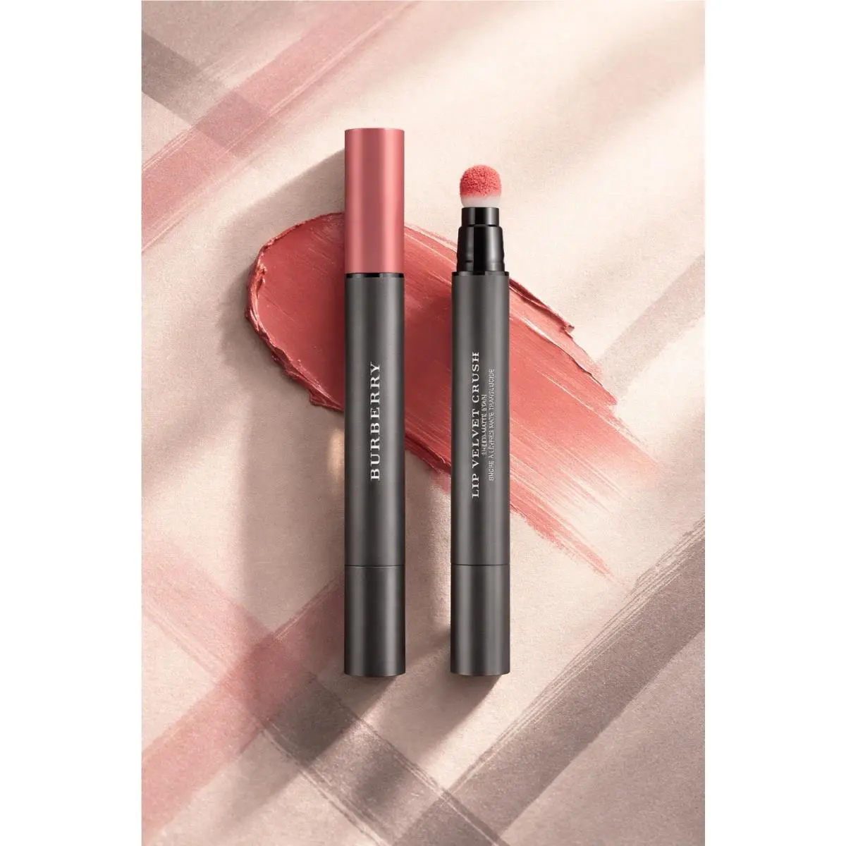 Burberry Lip Velvet Crush 16 Copper Pink Sheer Matte Lip Stain Cushion Lip Color