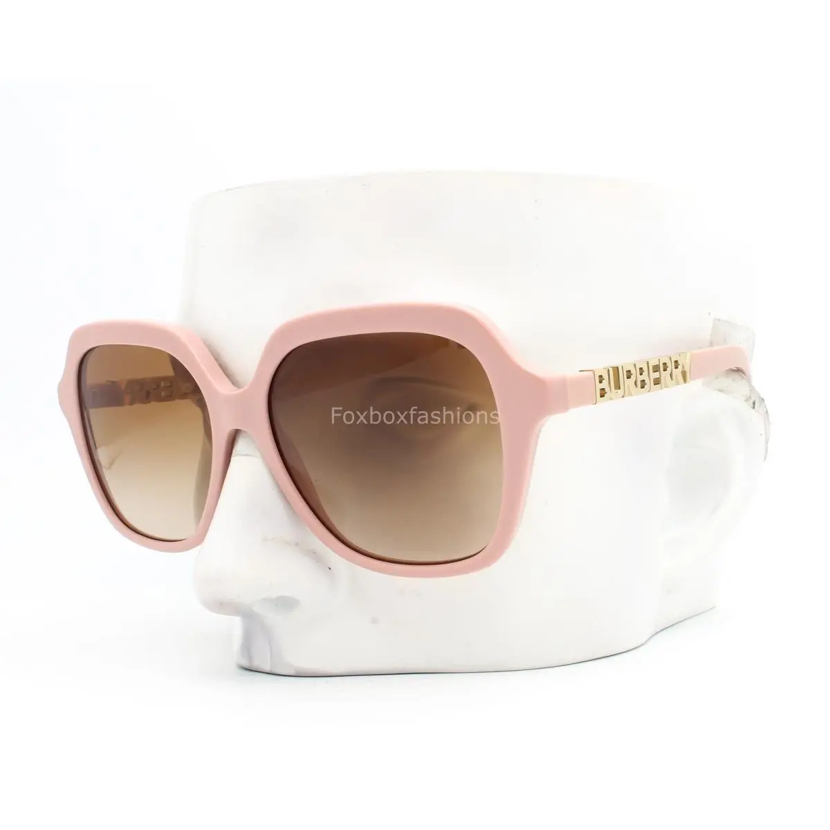 Burberry Joni Sunglasses B 4389 4061/13 Polished Salmon Pink Pale Gold W/case