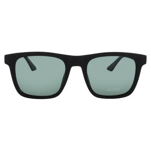 Quay Flip SIDE-76828 Sunglasses Sun Glasses Mtblk/grnpol Matte 53m