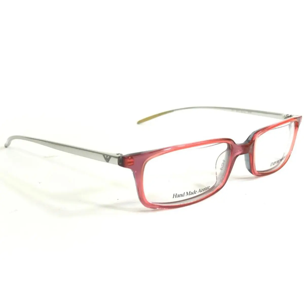 Emporio Armani Eyeglasses Frames EA9012 9H9 Clear Pink Blue Silver 51-18-140