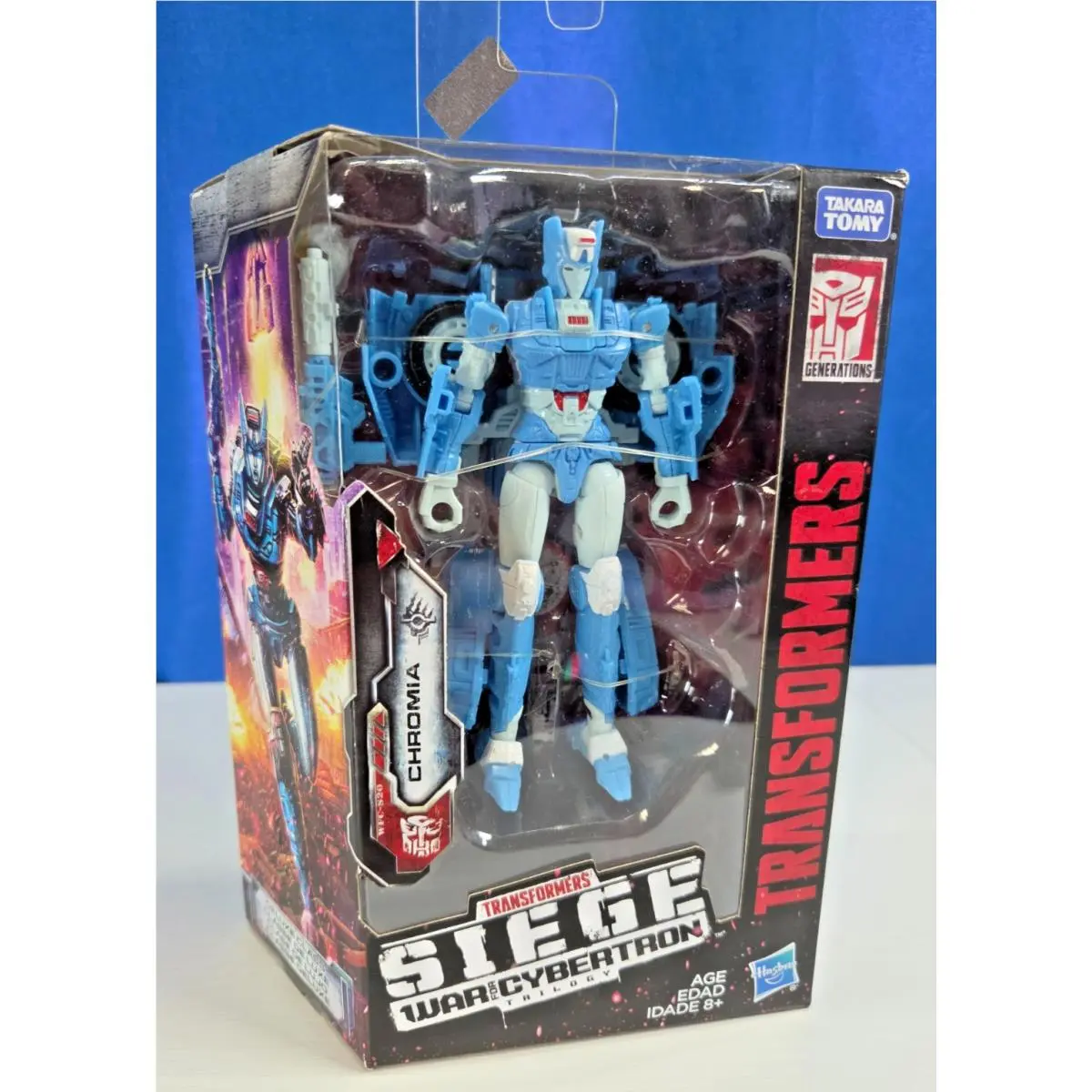 Transformers Generations War For Cybertron Siege Deluxe Class Chromia