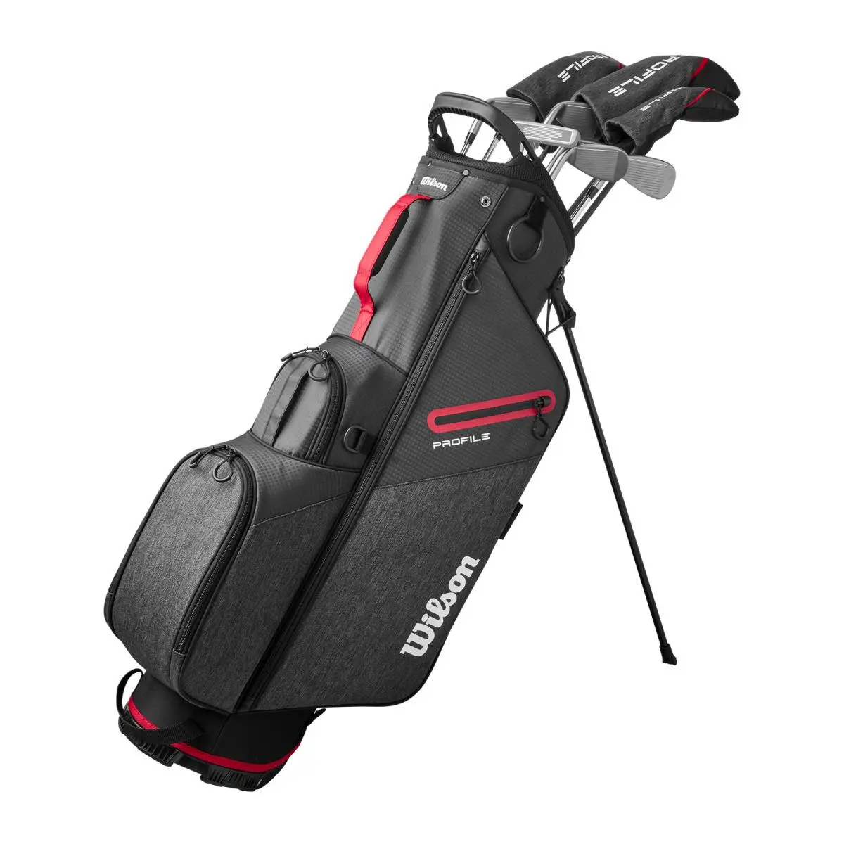 Wilson  - Profile Red with Stand Bag - Red 4