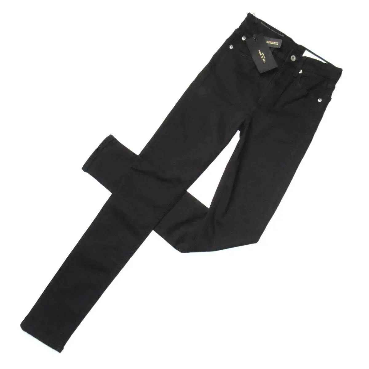 Rag Bone Nina High Rise Skinny in Black Stretch Jeans 25