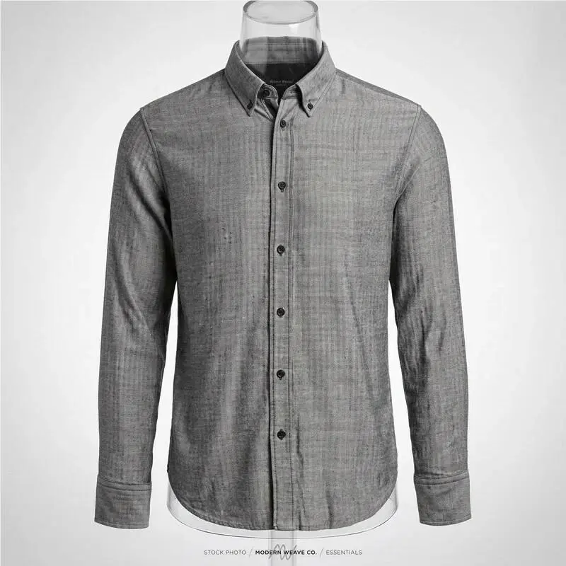 Rag and Bone Fit 2 Tomlin Herringbone Shirt Size Small