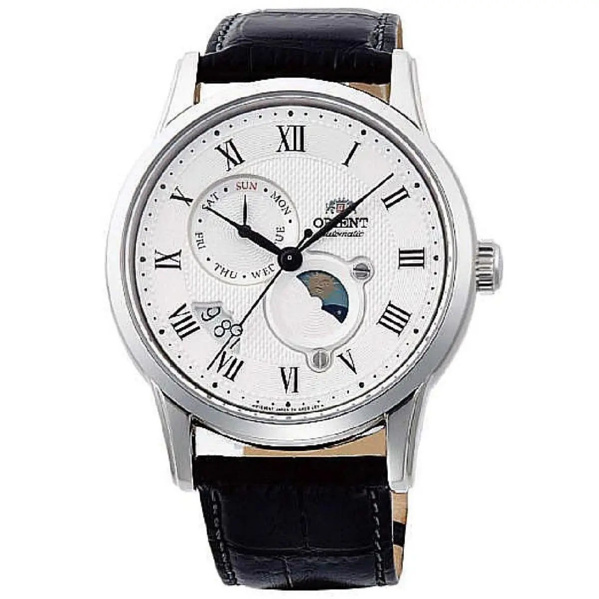 Orient RA-AK0008S10B Men`s Classic Sun Moon Automatic Sapphire Watch
